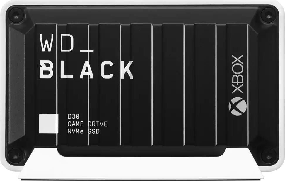 WD BLACK D30 External SSD, 1TB, Black/White - Thumbnail 2