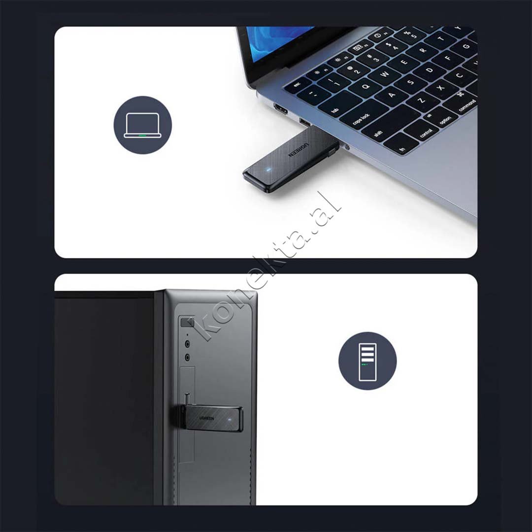 UGreen USB3.0 Wi-Fi Adapter Dual Band - Thumbnail 5
