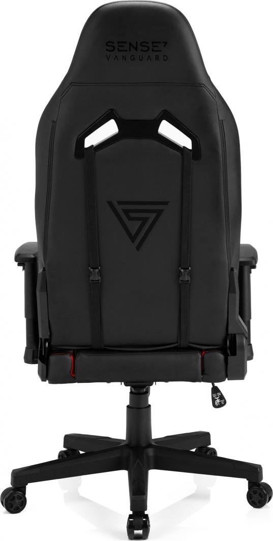 SENSE7 Vanguard Chair, Black/Red - Thumbnail 5