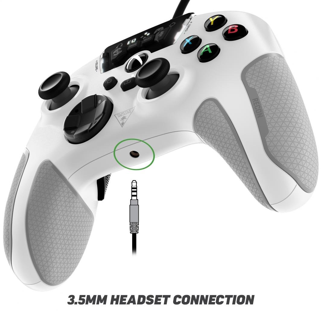 Turtle Beach Recon Xbox Controller, Wired, White - Thumbnail 16