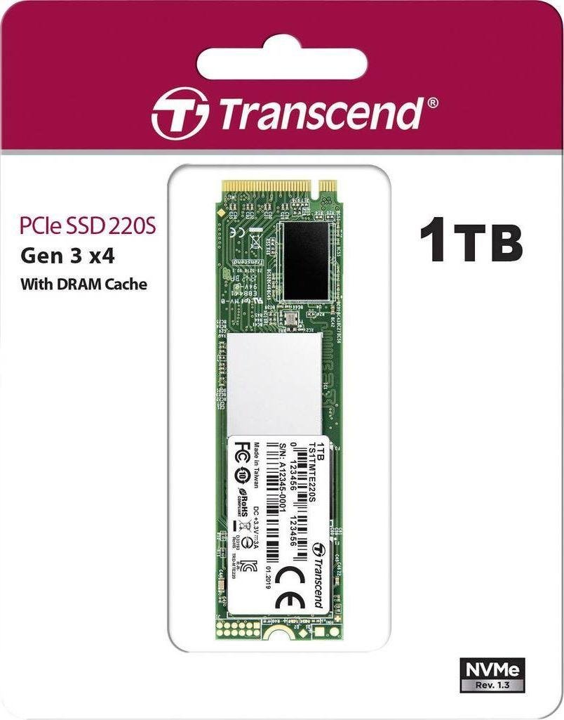 Transcend 220S SSD, 1TB, M.2 2280 PCI-E x4 Gen3 NVMe - Thumbnail 4