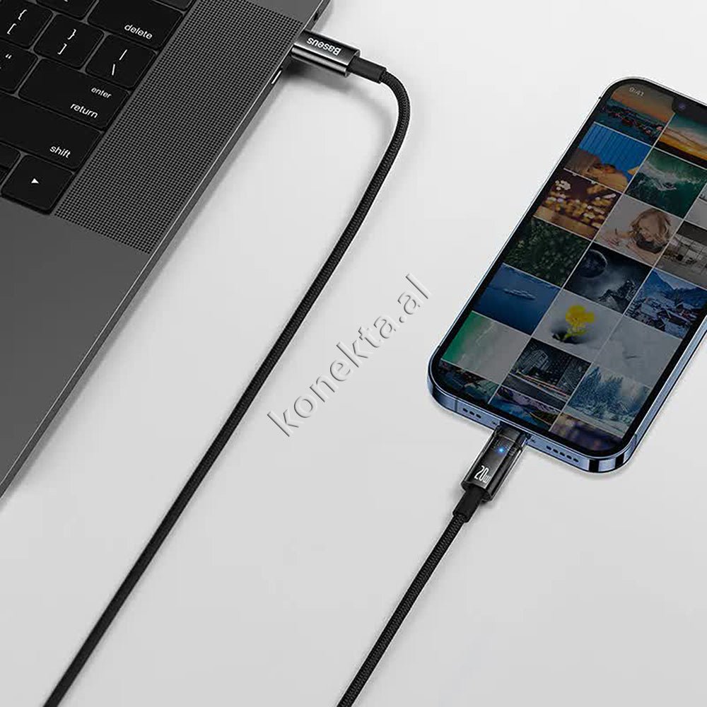 Baseus Type-C to Lightning Charging Cable, 20W, 1m - Thumbnail 10