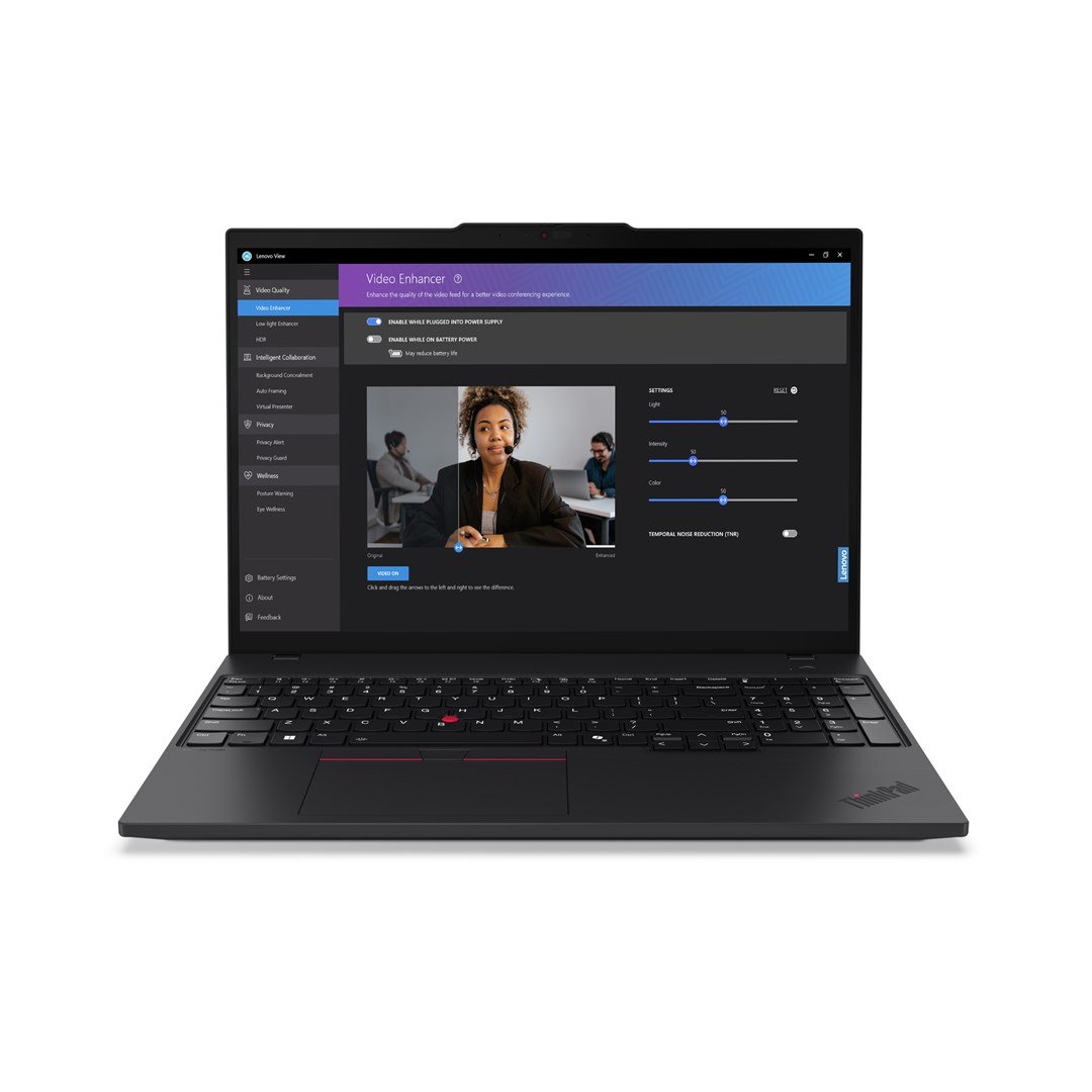 Lenovo ThinkPad T16 Gen 3 Laptop, 16", Intel Core Ultra 7, 16 GB DDR5-SDRAM, 512 GB SSD, Black - Thumbnail 4