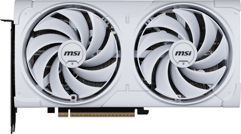 MSI GeForce RTX 5070 Ventus 2X OC Graphics Card, White, 12GB GDDR7 - Thumbnail 2