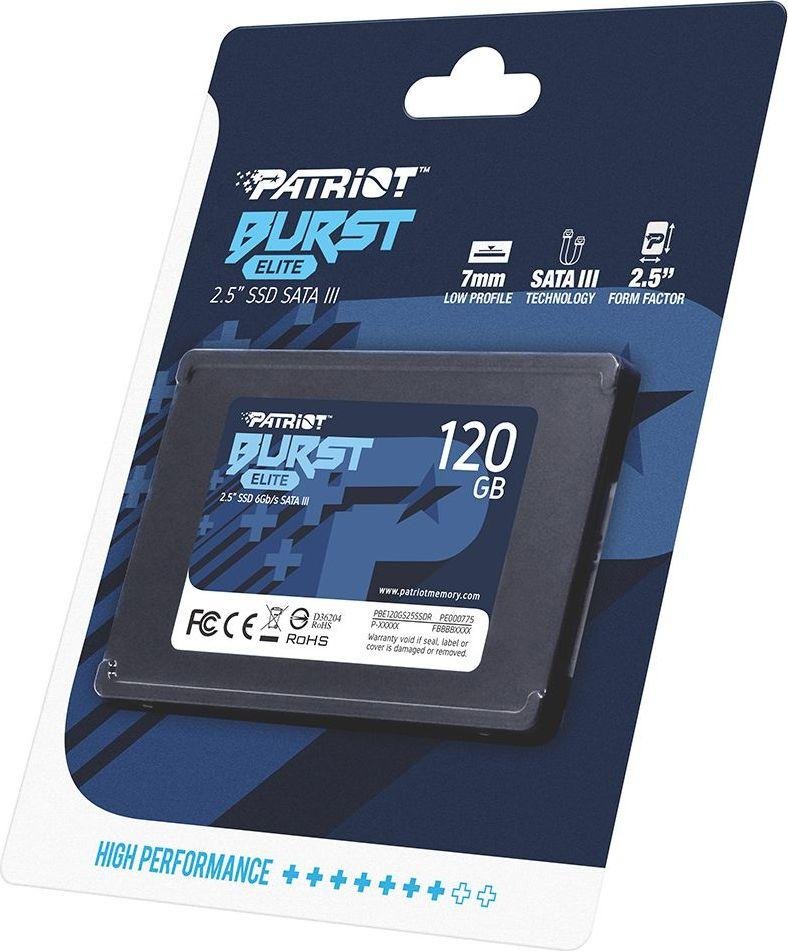 Patriot Burst Elite SSD, 120GB, 2.5" SATA III - Thumbnail 8