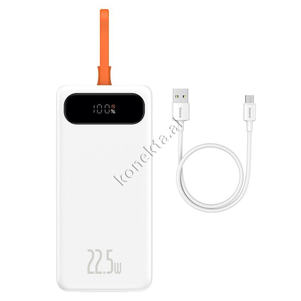Baseus Battery, 10000mAh & 20000mAh, Black / White, 2 Ports and 1 Type-C Cable - Thumbnail 17