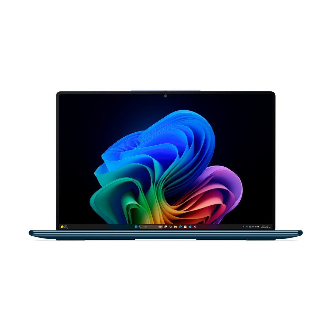 Lenovo Yoga Slim 9 14ILL10 Laptop, 14", Intel Core Ultra 7 258V, Touchscreen WQUXGA, 32 GB LPDDR5x-SDRAM, 1 TB SSD, Teal - Thumbnail 14