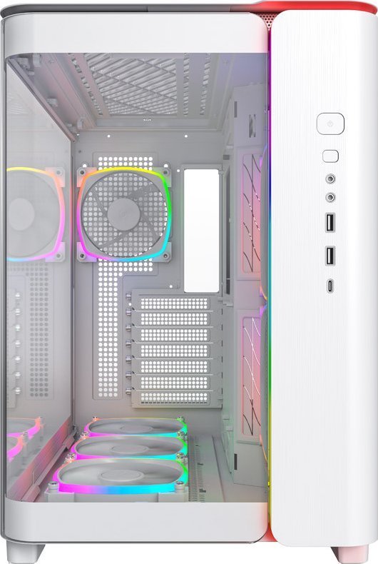 Montech King 95 Pro ARGB Case, White, Midi Tower - Thumbnail 3
