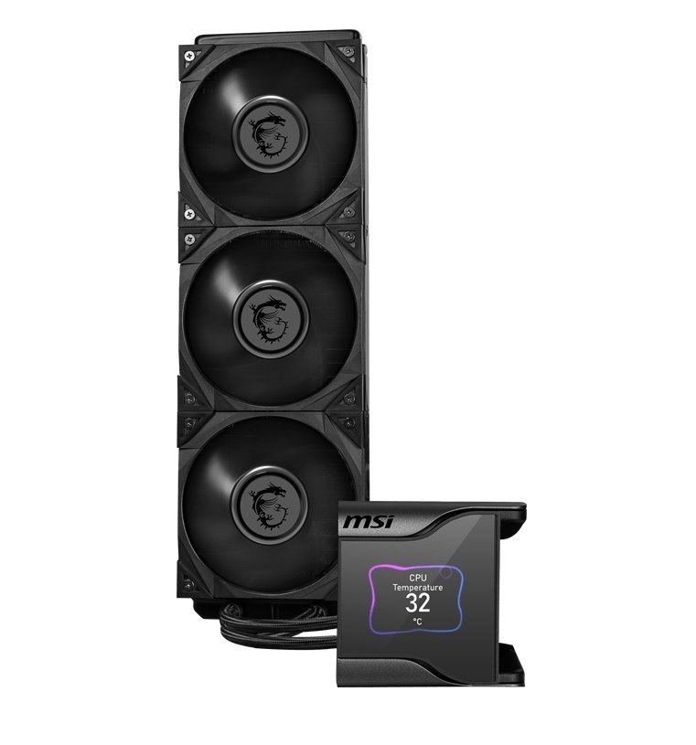MSI MEG CoreLiquid S360 Water Cooler, 360mm, Black - Thumbnail 5