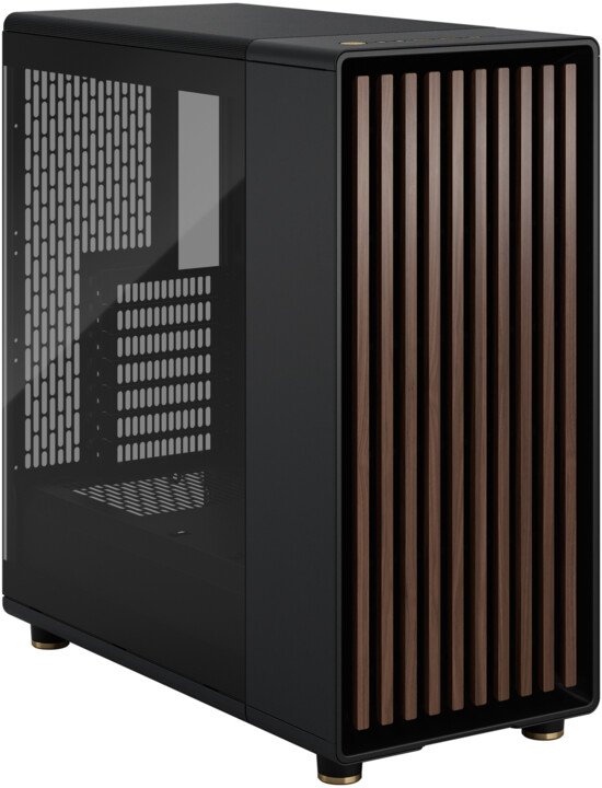 Fractal Design North Computer Case, Charcoal Black TG Light Tint, Black - Thumbnail 10