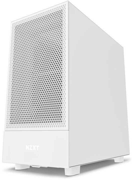 NZXT H5 Flow Case, White - Image 1