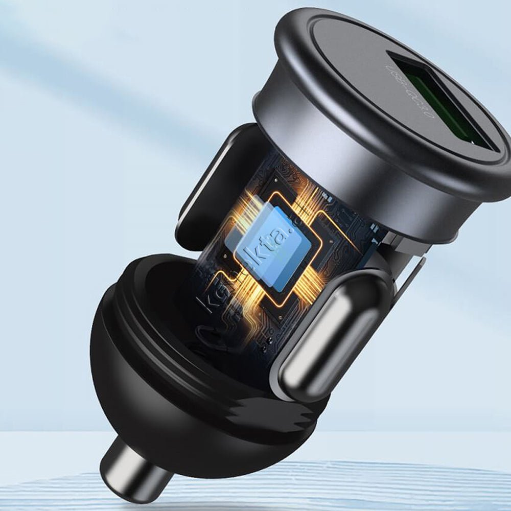 XO Car Charger 18W, Black - Thumbnail 7