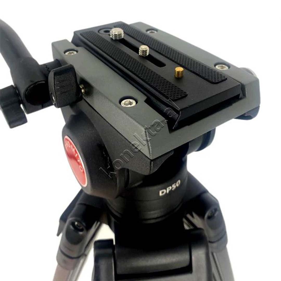 Set Trekembesh (Tripod) Profesional + Rail Slider + Bateri 6600mAh - Thumbnail 8