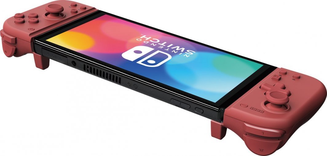 Hori Split Compact Controller, Apricot, Wired, Red - Thumbnail 2