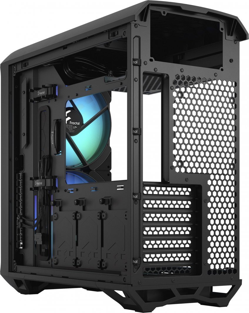 Fractal Design Torrent Compact RGB Case, Black TG Light Tint, Midi Tower - Thumbnail 13