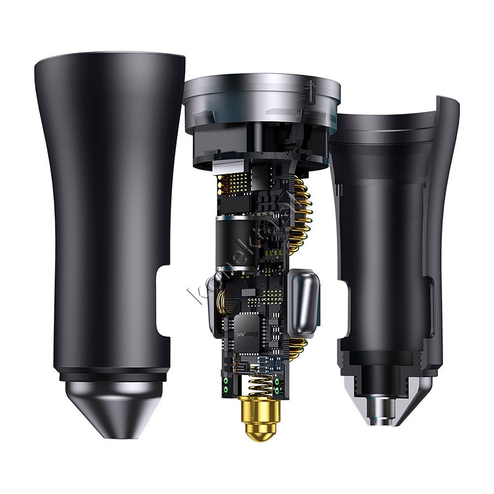 Baseus Adaptor Karikimi Per Makine Me Dy Porta Type-C - Thumbnail 7