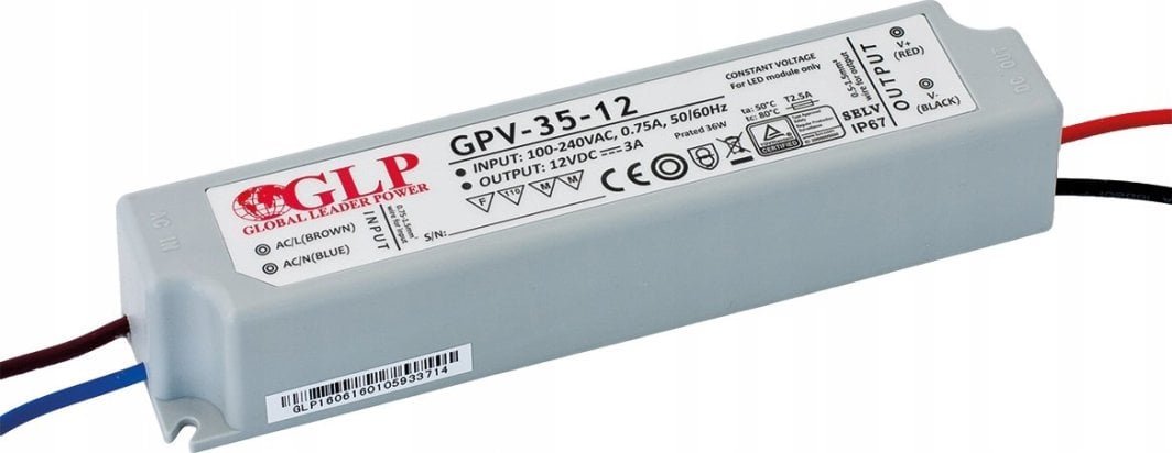 GLP GPV-35-24 Power Supply, 36W - Image 1