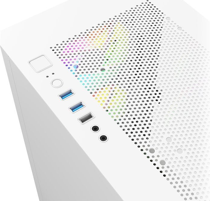 Montech Air 100 ARGB Case, White, Mini Tower - Thumbnail 3