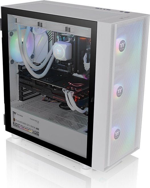 Thermaltake Divider H570 TG ARGB Snow Case, Midi Tower - Thumbnail 6