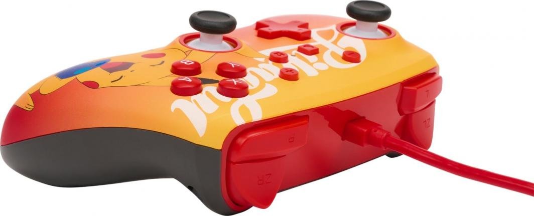 PowerA Pokemon Oran Berry Pikachu Controller, Red, Wired - Thumbnail 4