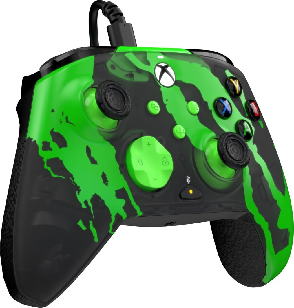 PDP XS Rematch Controller, Wired, Black / Green - Thumbnail 13