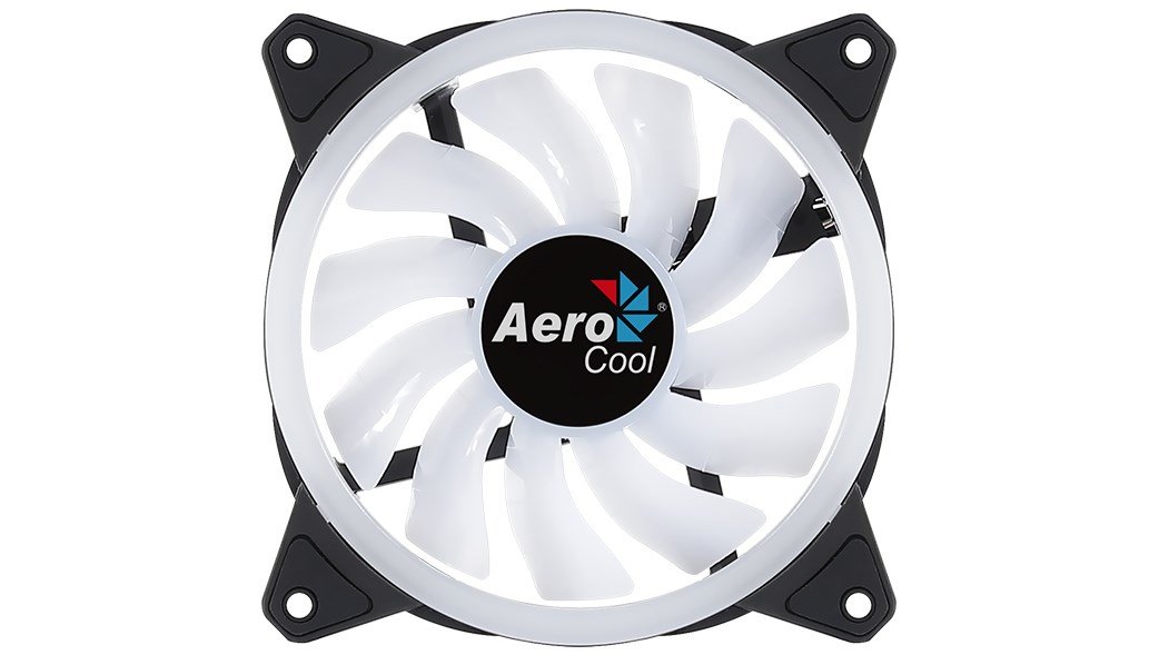 Aerocool Duo 12 ARGB Fan, 12 cm, Black - Thumbnail 8