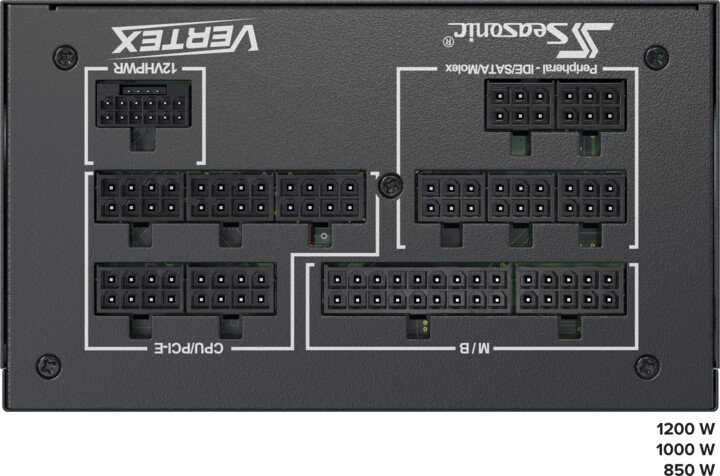 Seasonic Vertex GX 1200W Power Supply, 1200W - Thumbnail 2