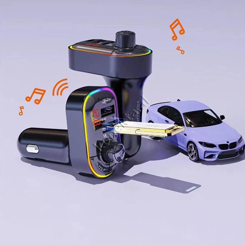 MOXOM Adaptor Karikimi Fast Charge Dhe MP3 Me Bluetooth - Thumbnail 6