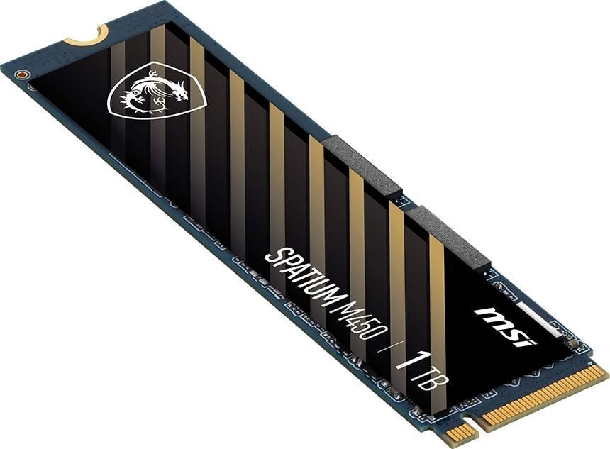 MSI Spatium M450 SSD, 1TB, M.2 2280 PCI-E x4 Gen4 NVMe - Thumbnail 3
