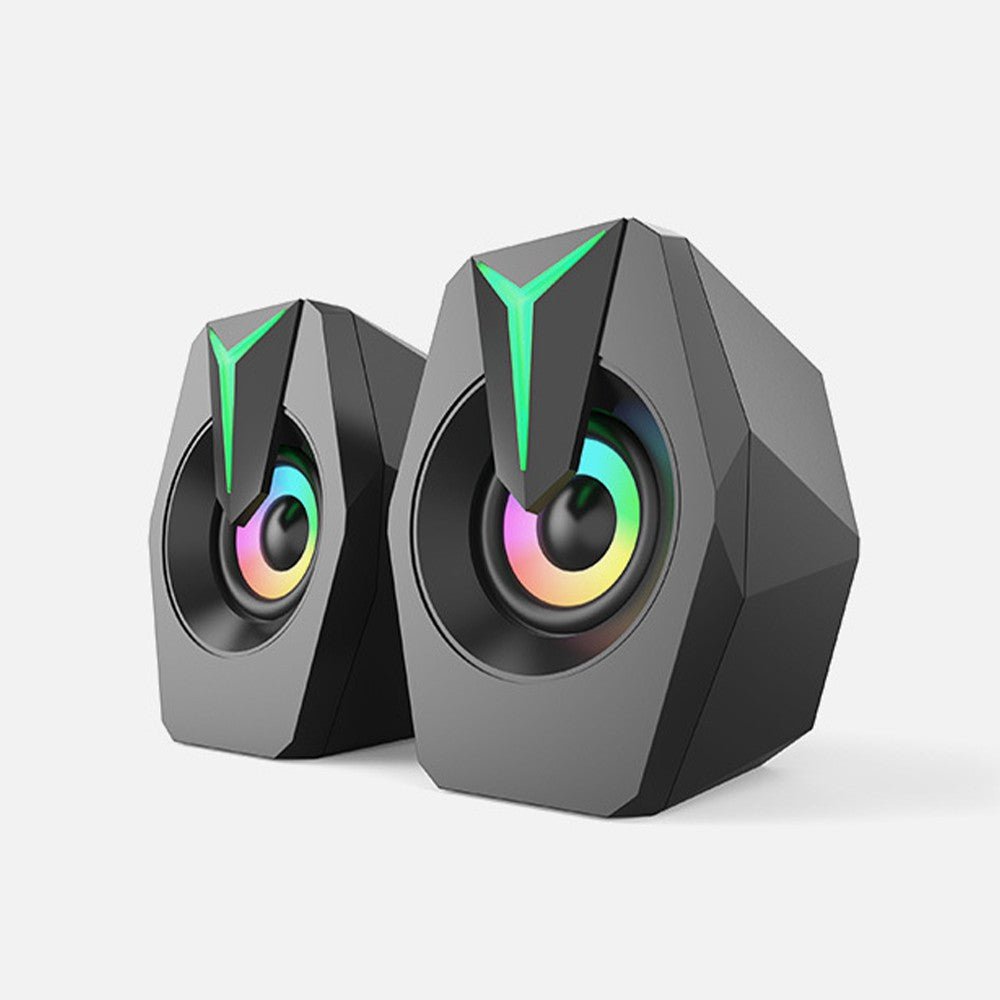 tjetertjeter K8 Multimedia Speakers, Black, RGB Light - Image 1