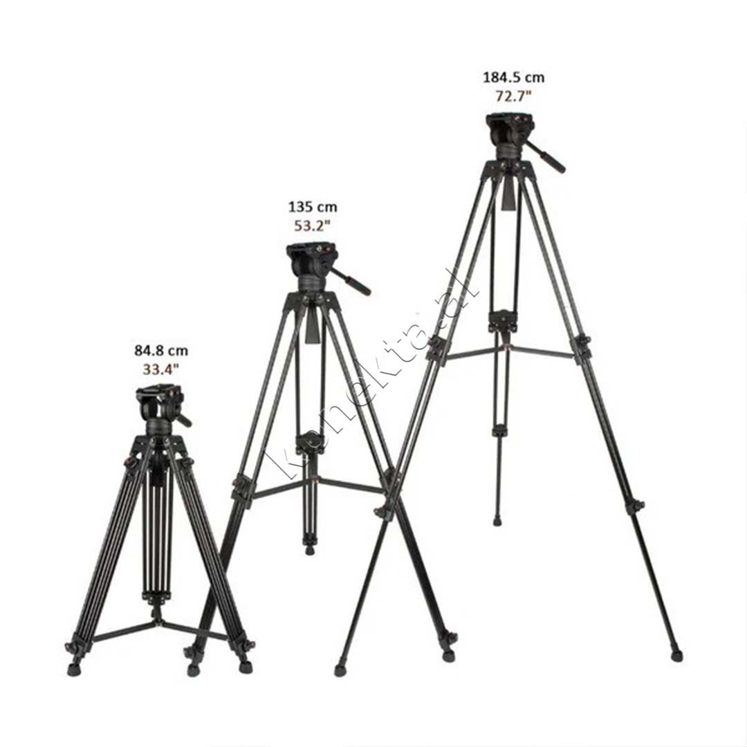 Set Trekembesh (Tripod) Profesional + Rail Slider + Bateri 6600mAh - Thumbnail 10