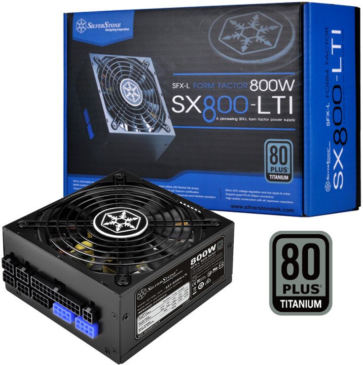 SilverStone SX800-LTI SST-SX800-LTI v1.2 Power Supply, 800W - Image 1