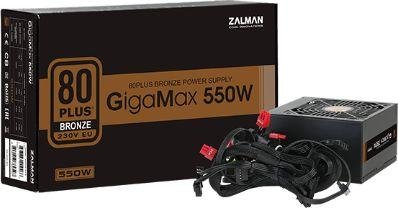 Zalman GigaMax ZM550-GVII Power Supply, 550W - Thumbnail 4