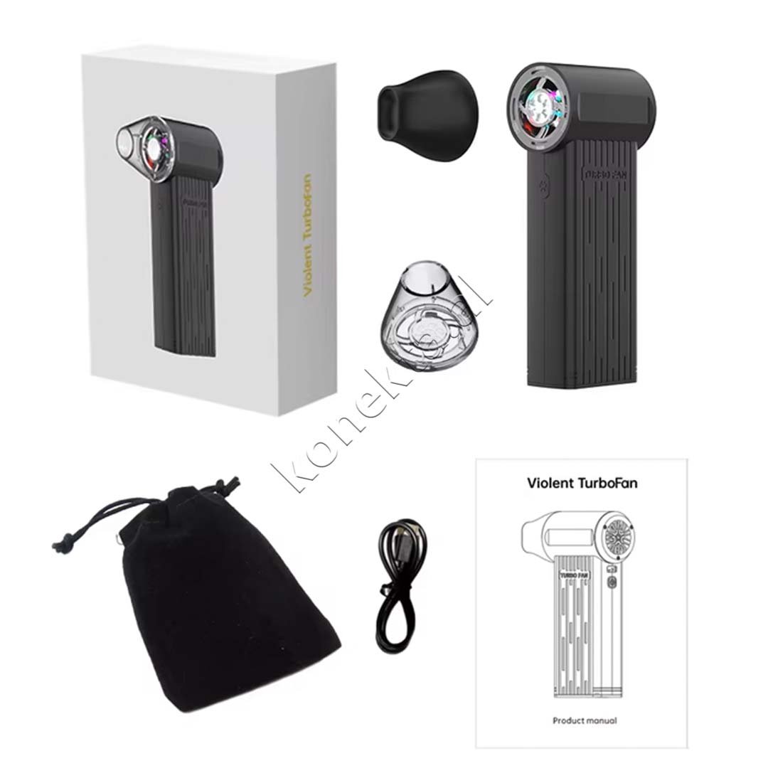 tjetertjeter Turbo Fan Vacuum Cleaner, Grey - Thumbnail 8