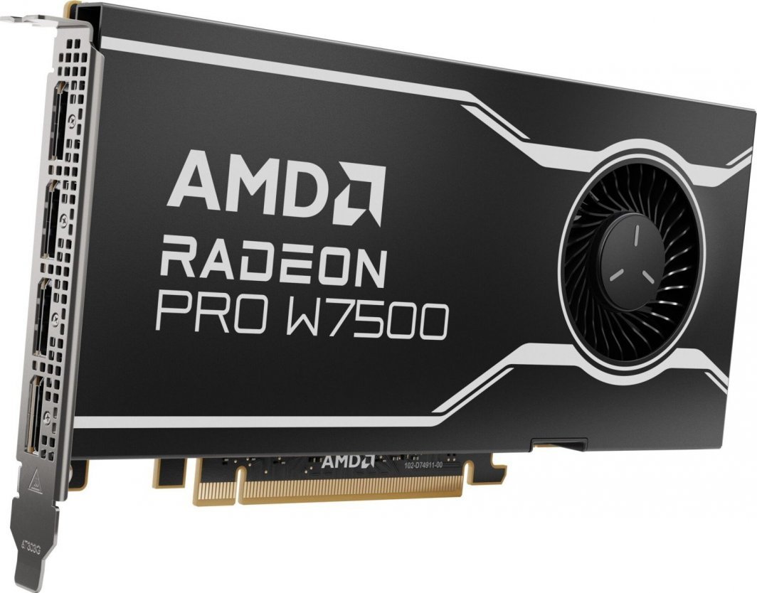 AMD Radeon PRO W7500 Graphics Card, 8GB GDDR6 - Thumbnail 3