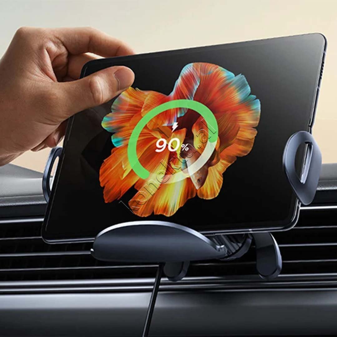 Baseus Wireless Car Charger Holder, Black - Thumbnail 6