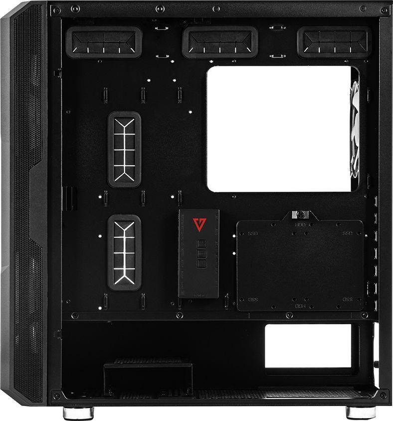 Modecom Volcano Amirani ARGB Case, Black, Midi Tower - Thumbnail 16