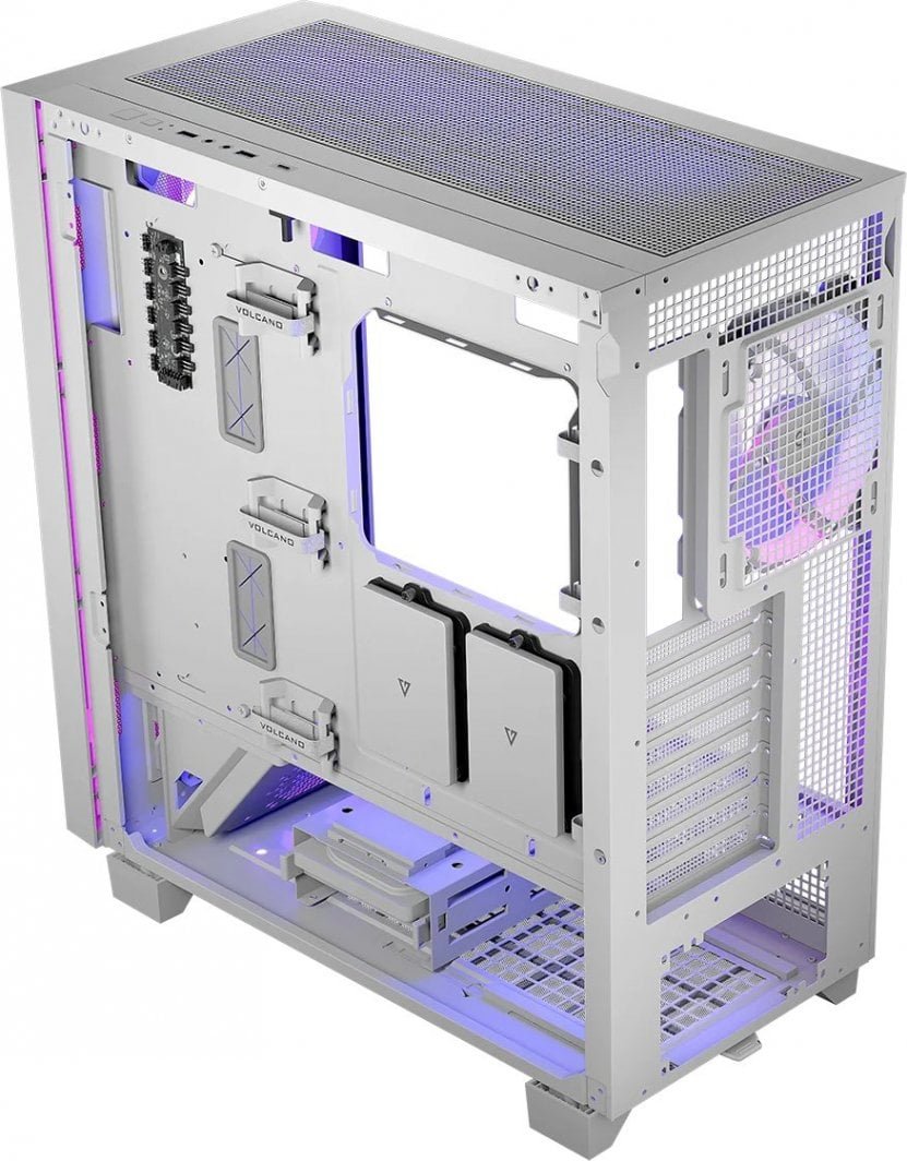 Modecom Perun Apex ARGB Case, White, Midi Tower - Thumbnail 6