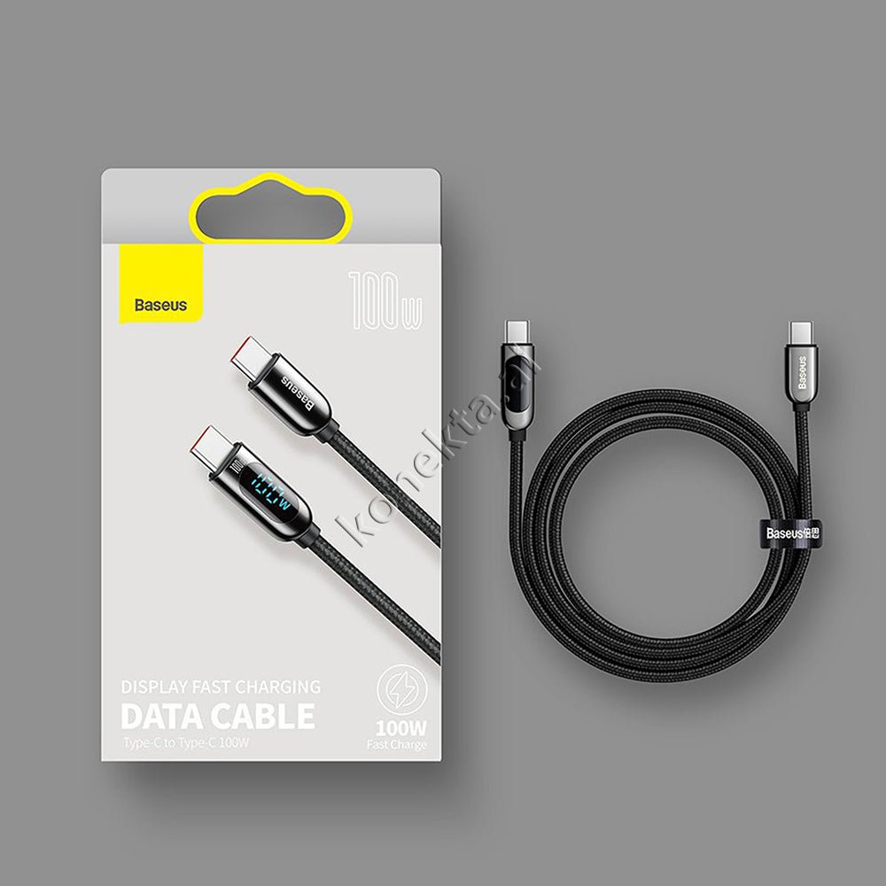 Baseus Type-C to Type-C Cable, 100W, 2m - Thumbnail 17