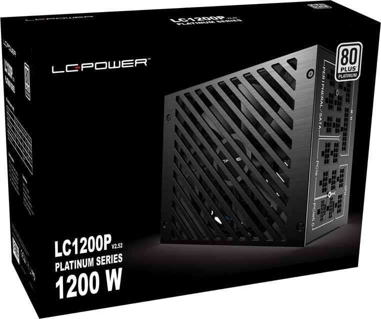 LC-Power Platinum LC1200P V2.52 ATX Power Supply, 1200W - Thumbnail 12