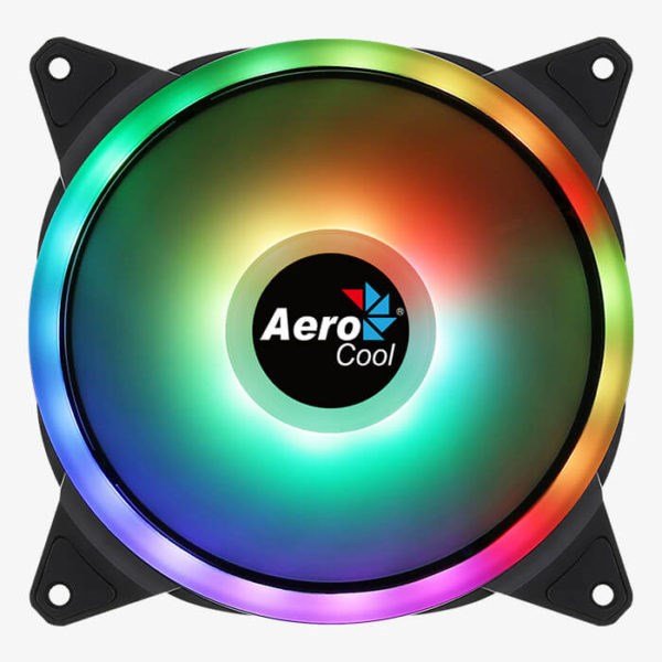 Aerocool PGS DUO 14 ARGB Fan, 14 cm, Black - Image 1