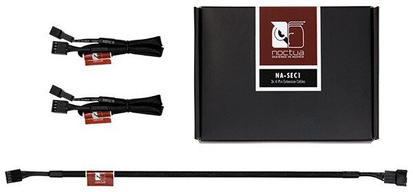 Noctua ON-SEC1 Cable, 4 Pins, Pack of 3 - Image 1