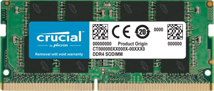 Crucial 16GB DDR4 3200 SO-DIMM Memory - Image 1