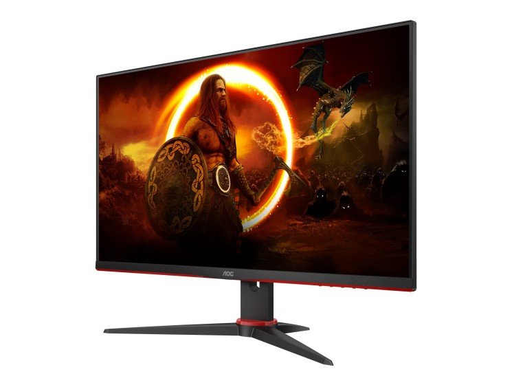 AOC GAMING 24G2SPAE/BK G2 Series Gaming Monitor, 24" 165Hz - Thumbnail 9