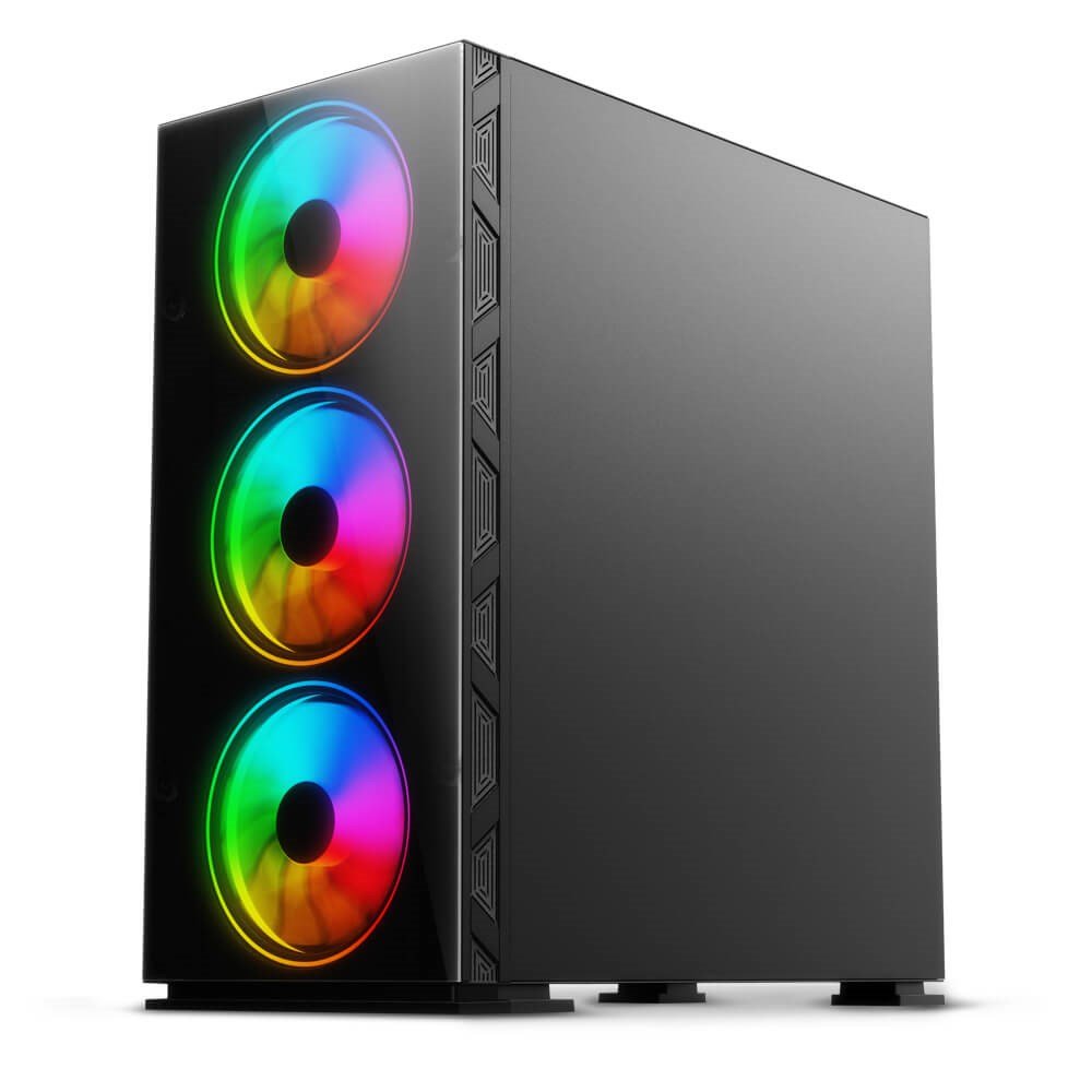 Savio Raptor X1 PC Case, Black - Thumbnail 2
