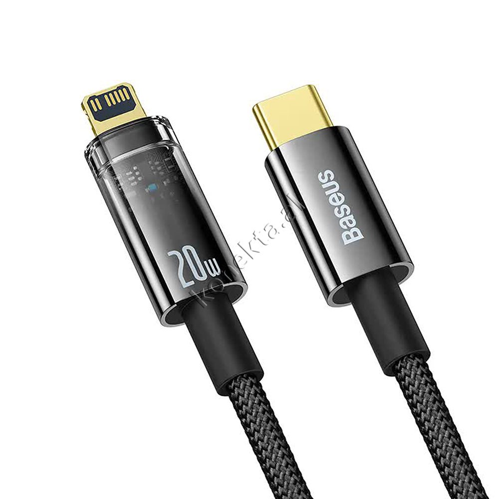 Baseus Type-C to Lightning Charging Cable, 20W, 1m - Thumbnail 3