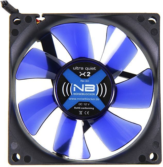 Noiseblocker BlackSilent X2 Cooler, 80 mm - Image 1
