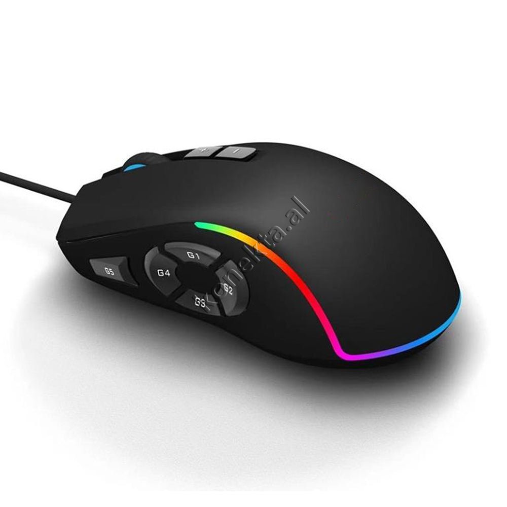 tjetertjeter Gaming Mouse, Black, RGB Lighting - Image 1
