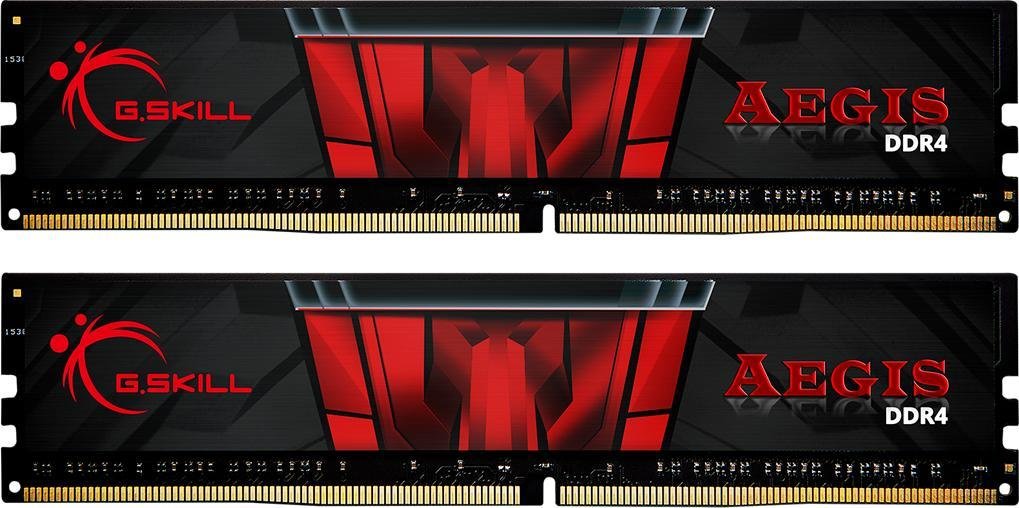 G.Skill Aegis RAM, DDR4, 16 GB, 3000MHz, CL16 (F4-3000C16D-16GISB) - Image 1