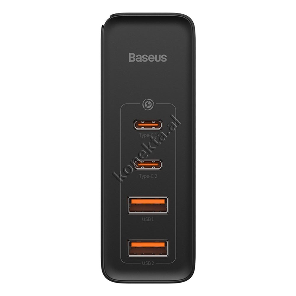 Baseus 4-Port Charger, USB + Type-C, 100W, with Type-C Cable, Black - Thumbnail 5